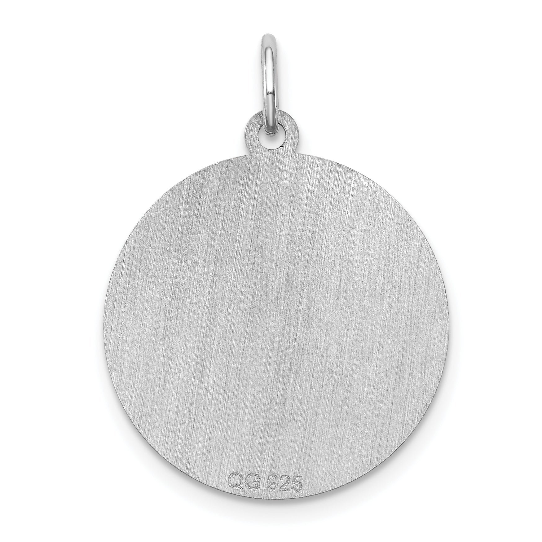 Sterling Silver 925 Rhodium-Plated Springer Spaniel Charm Engravable Elegant Design