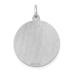 Sterling Silver 925 Rhodium-Plated Springer Spaniel Charm Engravable Elegant Design