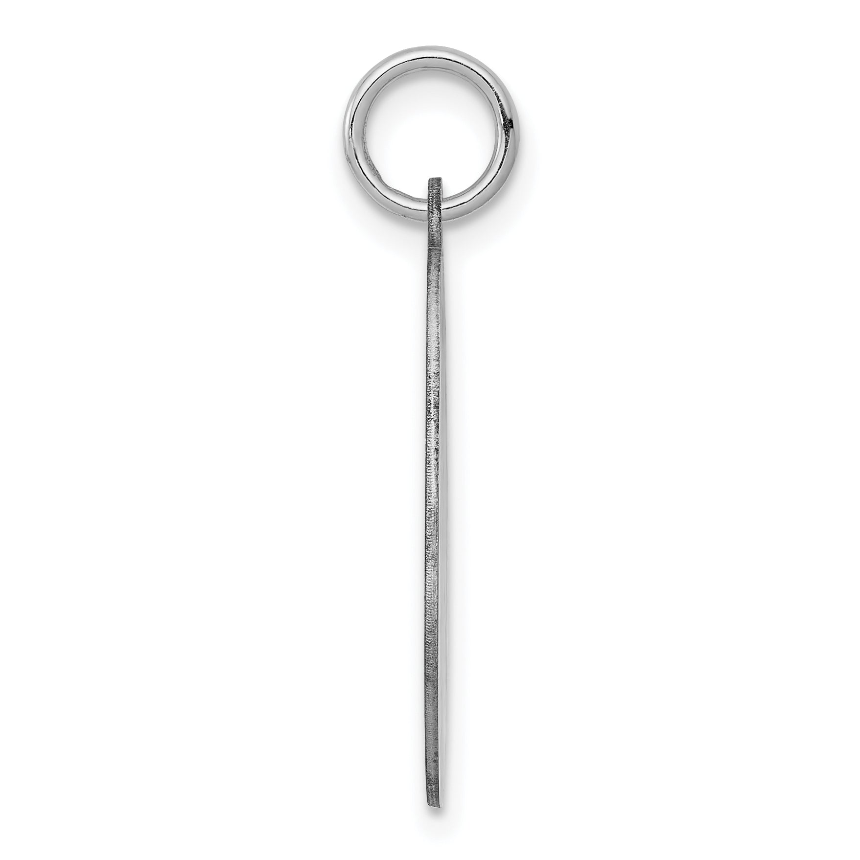 Sterling Silver 925 Yorkshire Terrier Charm Rhodium-Plated Engravable Secondary image