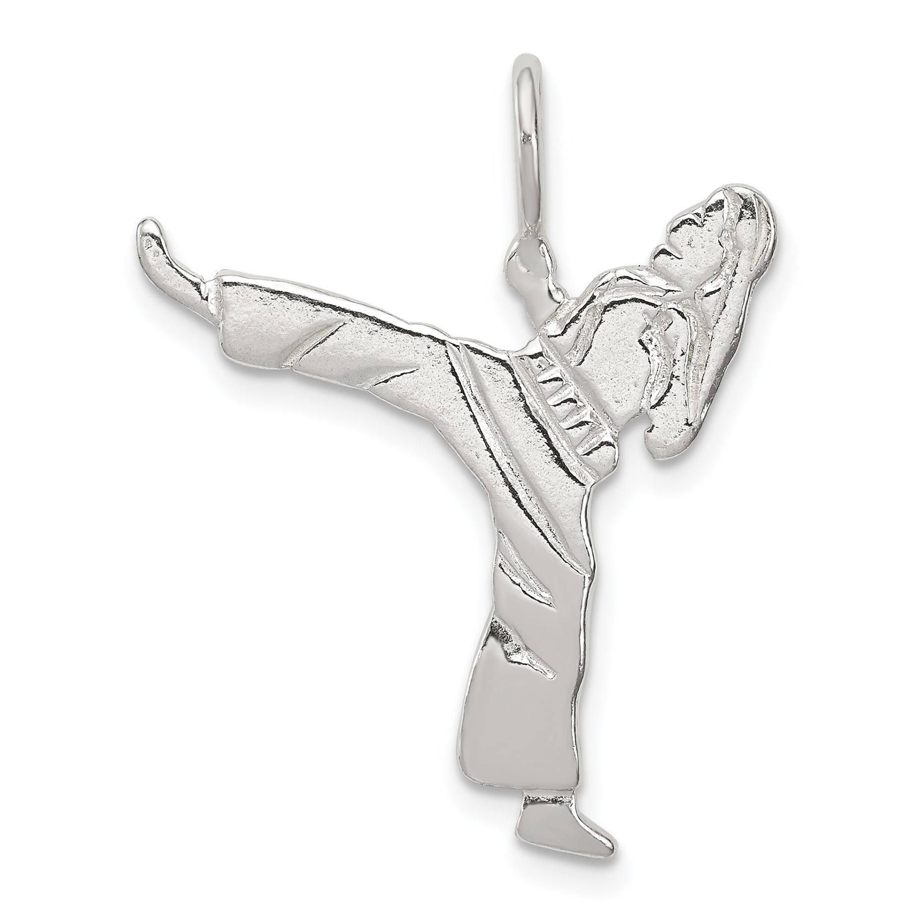 Sterling Silver Karate Charm Main image