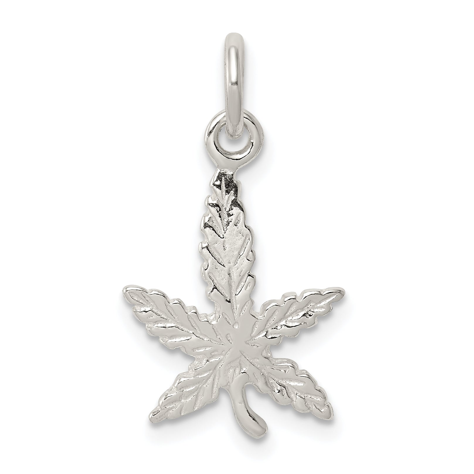 Sterling Silver Leaf Charm Main image