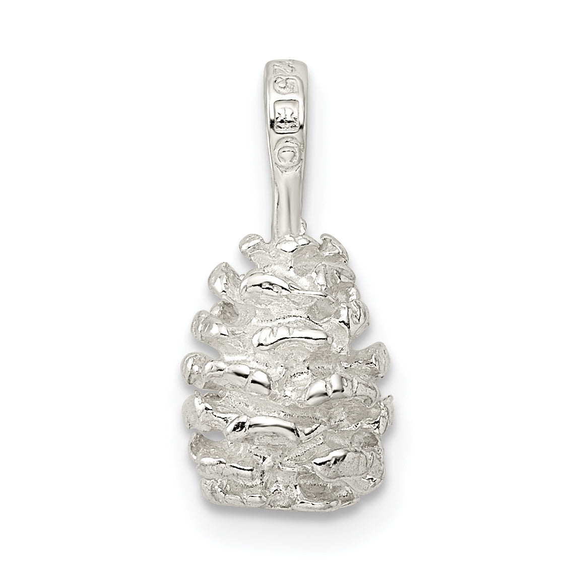 Sterling Silver Pinecone Charm
