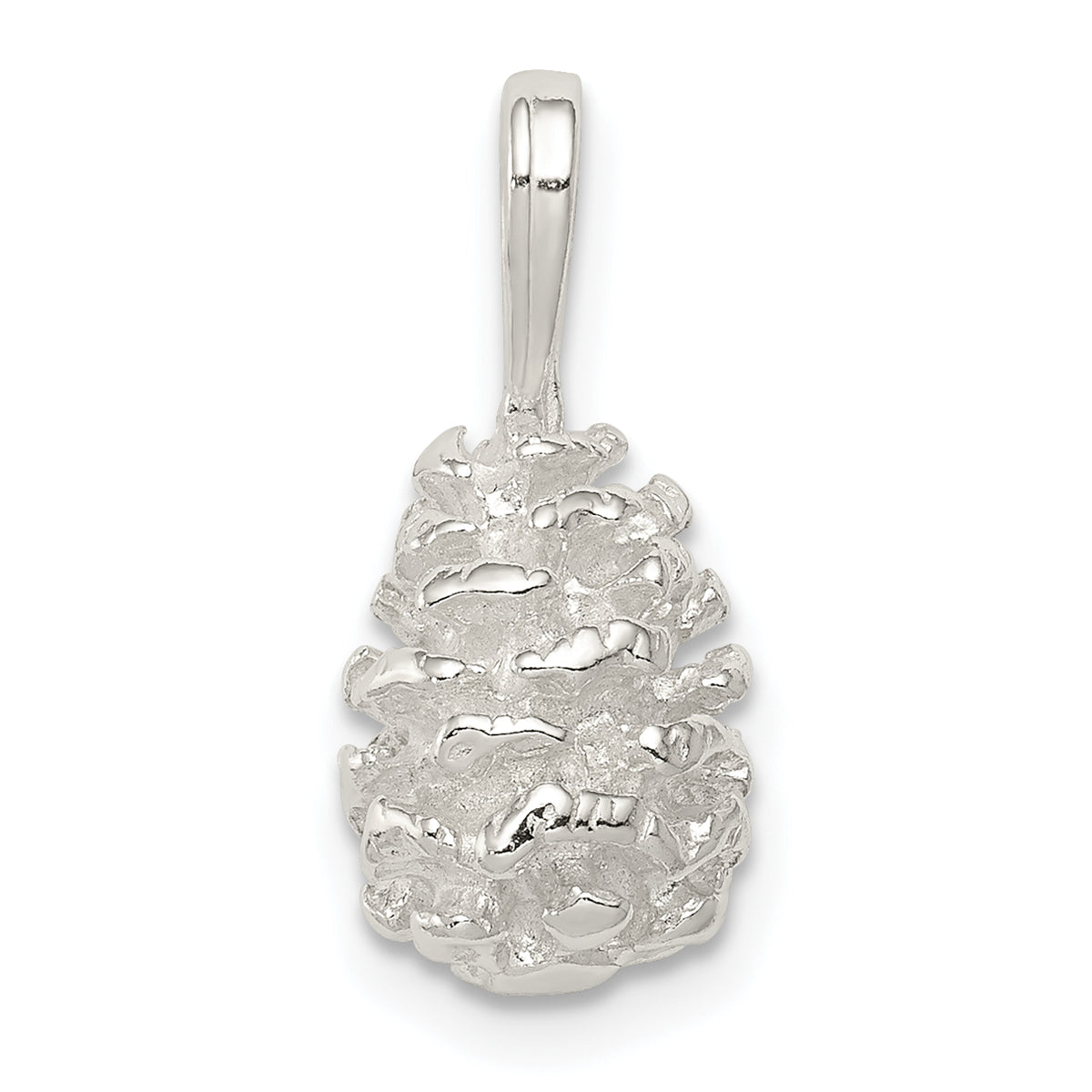 Sterling Silver Pinecone Charm