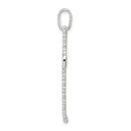 Sterling Silver 925 Latin Cross Charm Polished Finish with Anti-Tarnish Protection