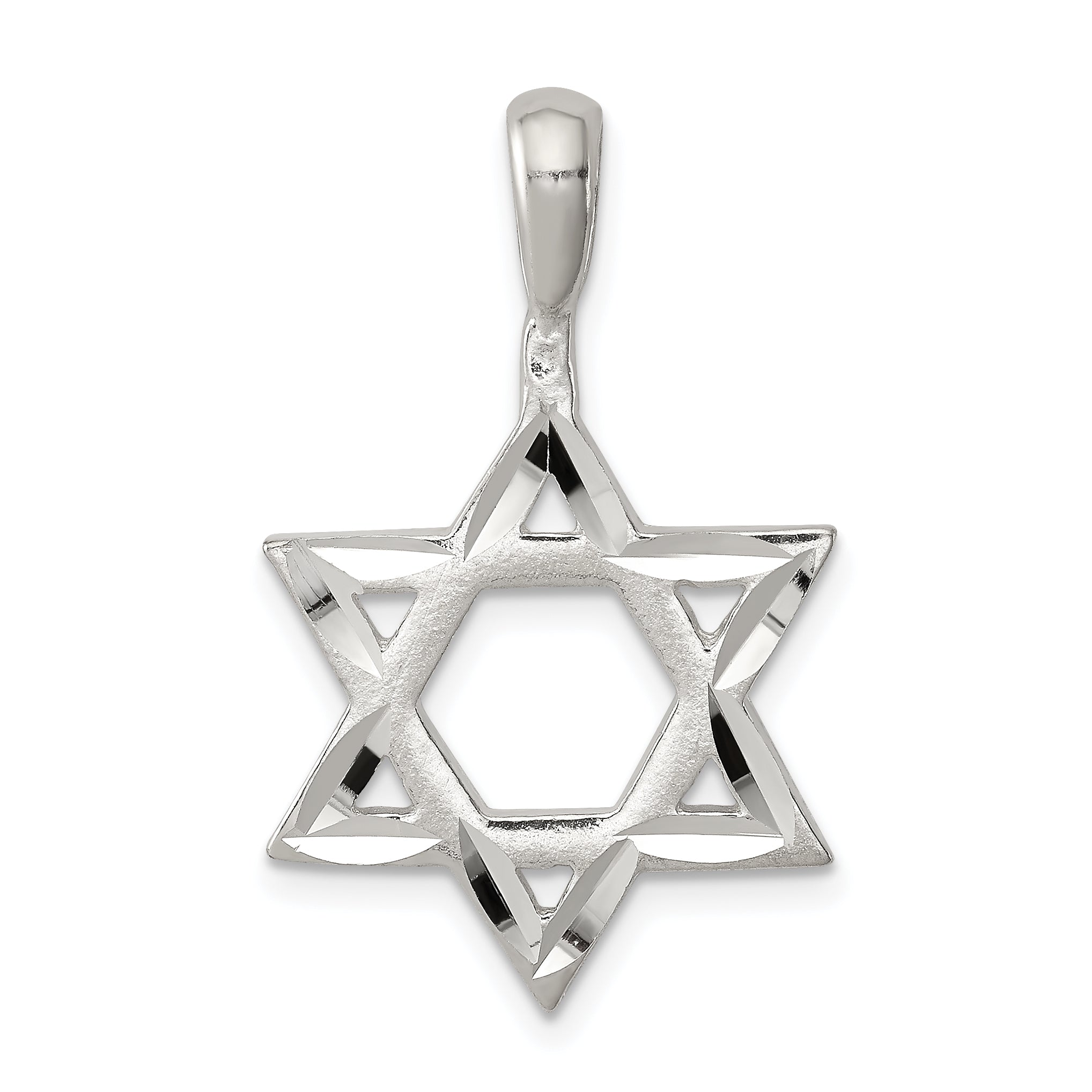 Sterling Silver Star of David Charm Main image