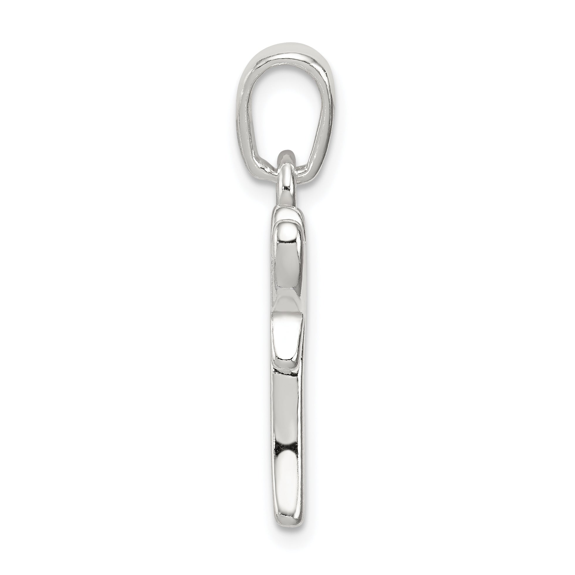 Sterling Silver 925 Chai Pendant with Polished Anti-Tarnish Finish Secondary image