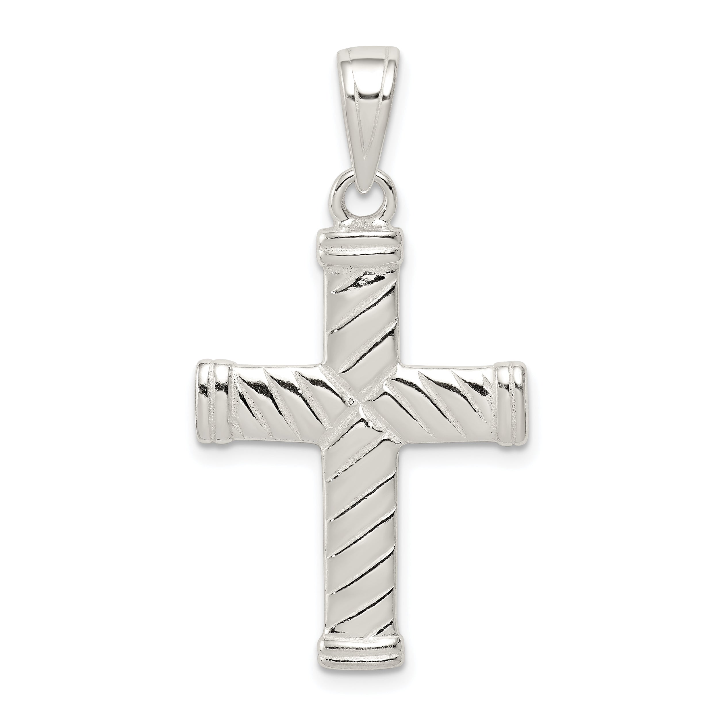 Sterling Silver Reversible Cross Pendant Main image
