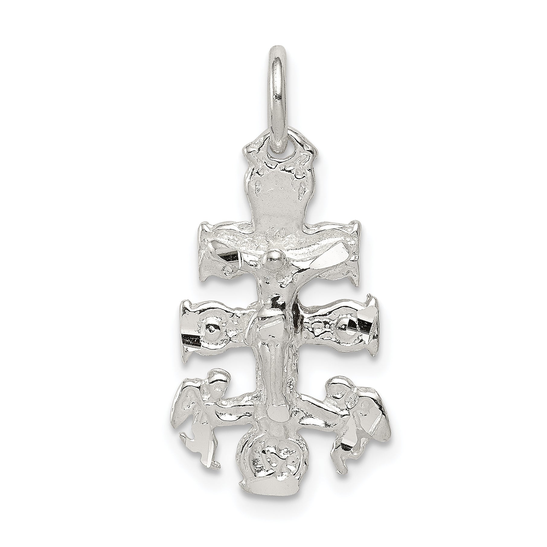 Sterling Silver Cara Vaca Crucifix Pendant Main image