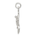 Sterling Silver 925 Cara Vaca Crucifix Pendant with Polished Finish and Anti-Tarnish