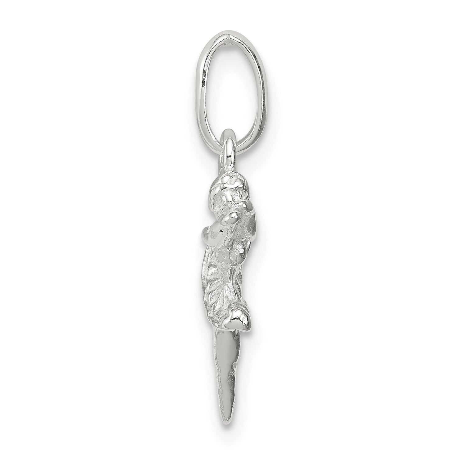Sterling Silver 925 Ballerina Charm with 3D Detailing and Anti-Tarnish Finish Secondary image