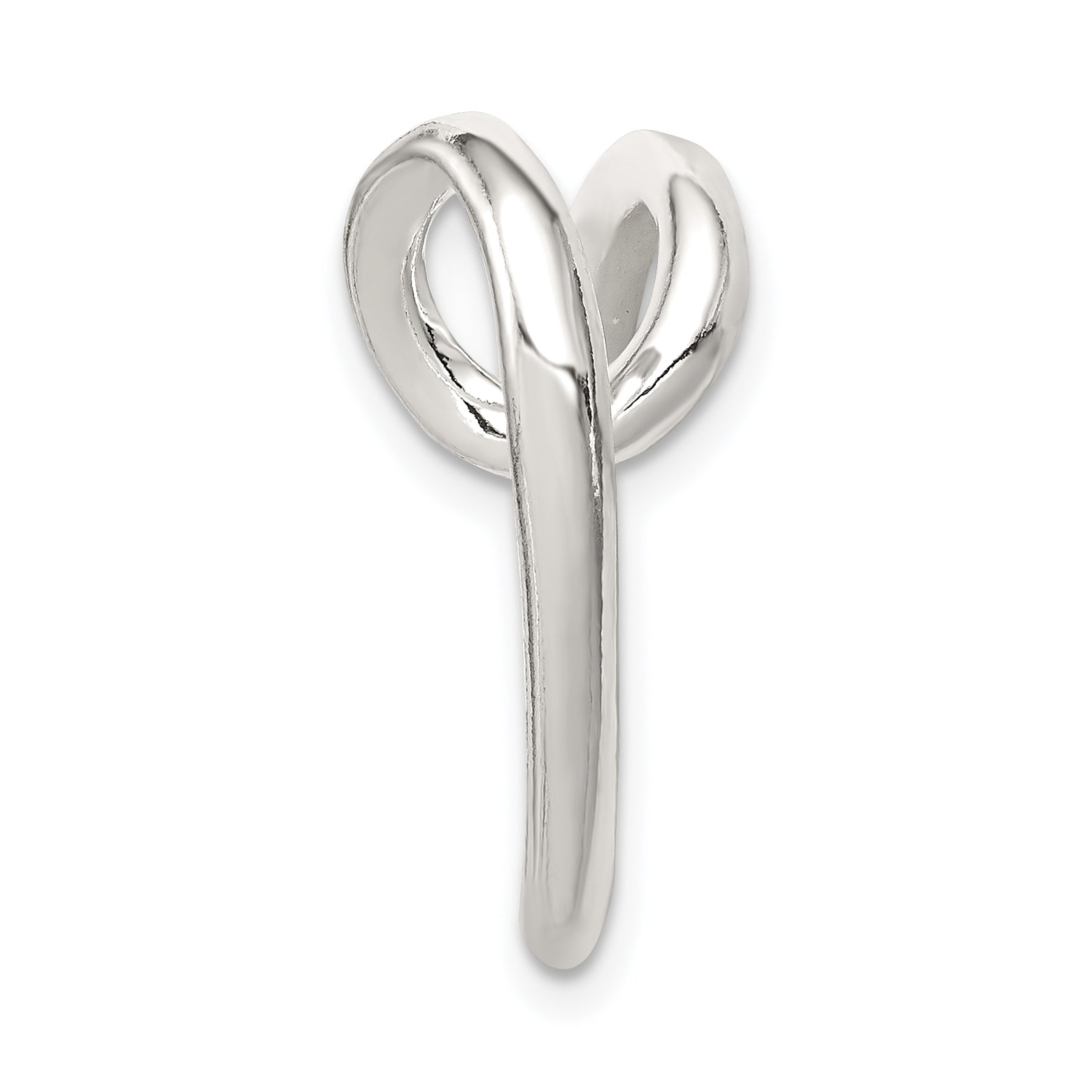 Sterling Silver 925 Heart Pendant with Anti-Tarnish Polished Finish Secondary image