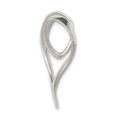 Sterling Silver 925 Heart Pendant with Polished Anti-Tarnish Finish