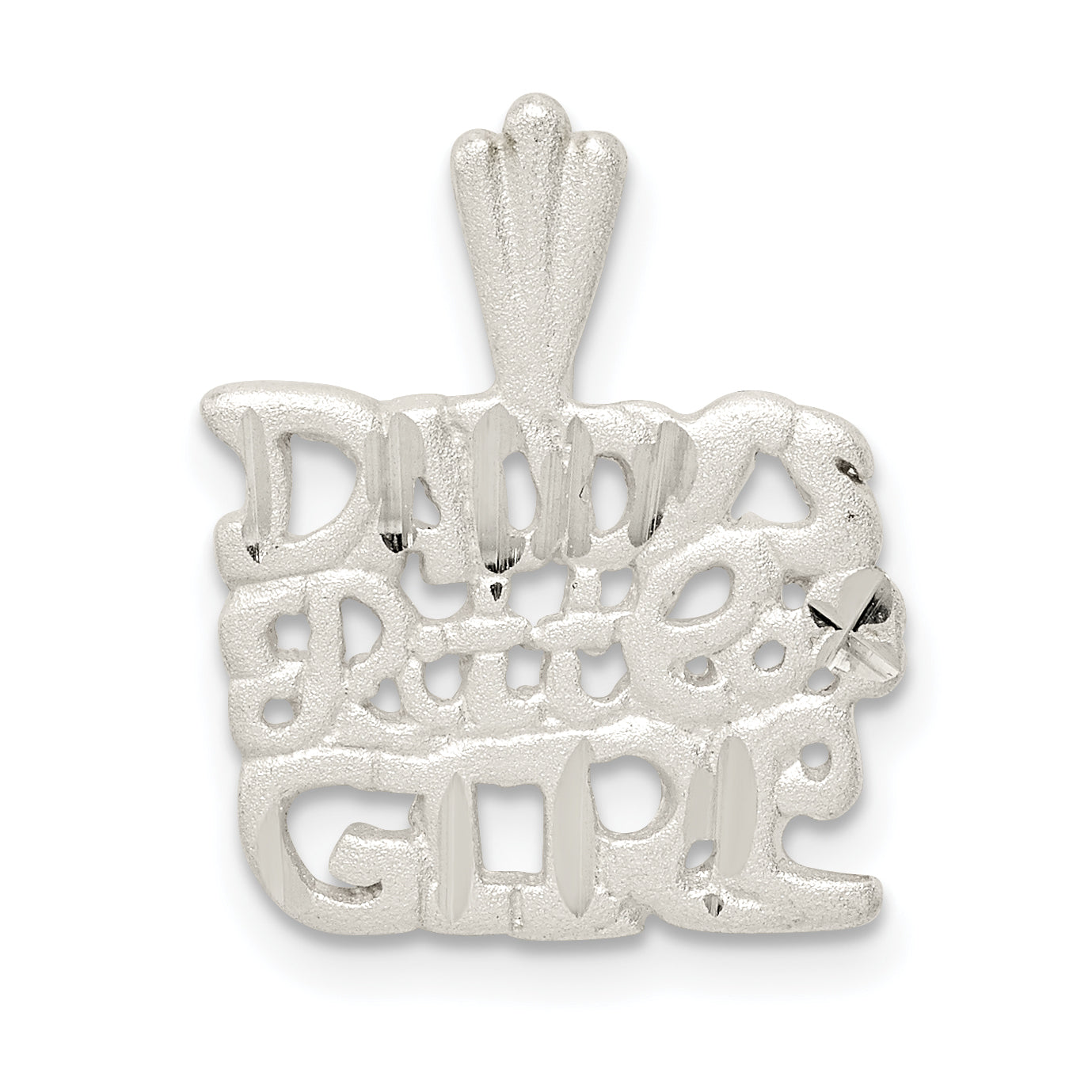 Sterling Silver Daddy's Little Girl Charm Main image