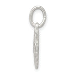 Sterling Silver 925 Sweet 16 Charm with Polished Anti-Tarnish Finish