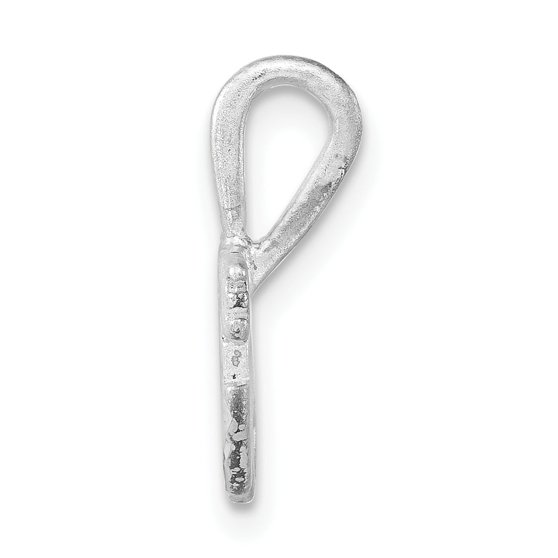Sterling Silver 925 Charm with Brushed & Diamond-Cut Finish Women's Special