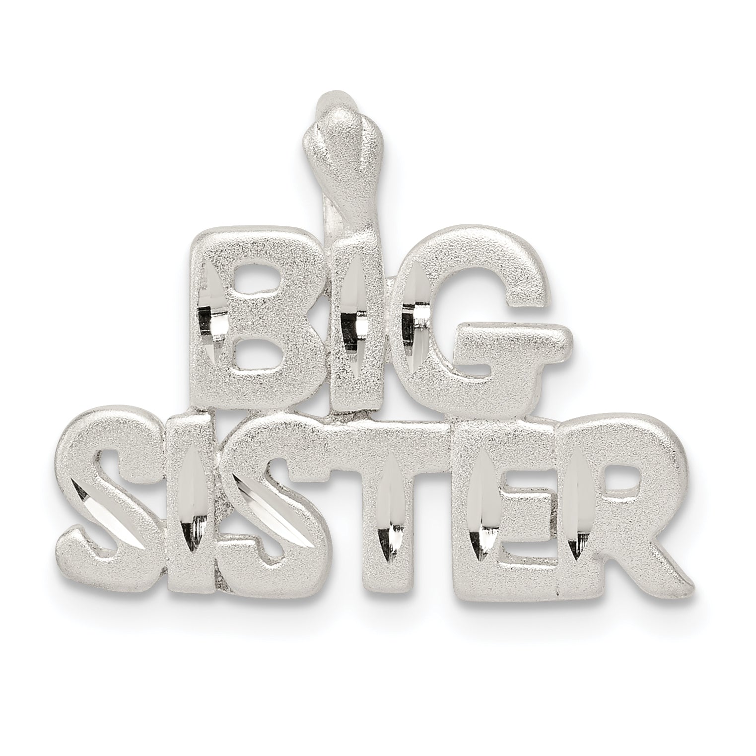 Sterling Silver Big Sister Charm Main image