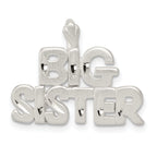 Sterling Silver Big Sister Charm