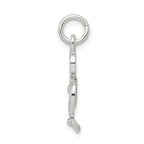 Sterling Silver 925 Treble Clef Charm with Polished Anti-Tarnish Finish