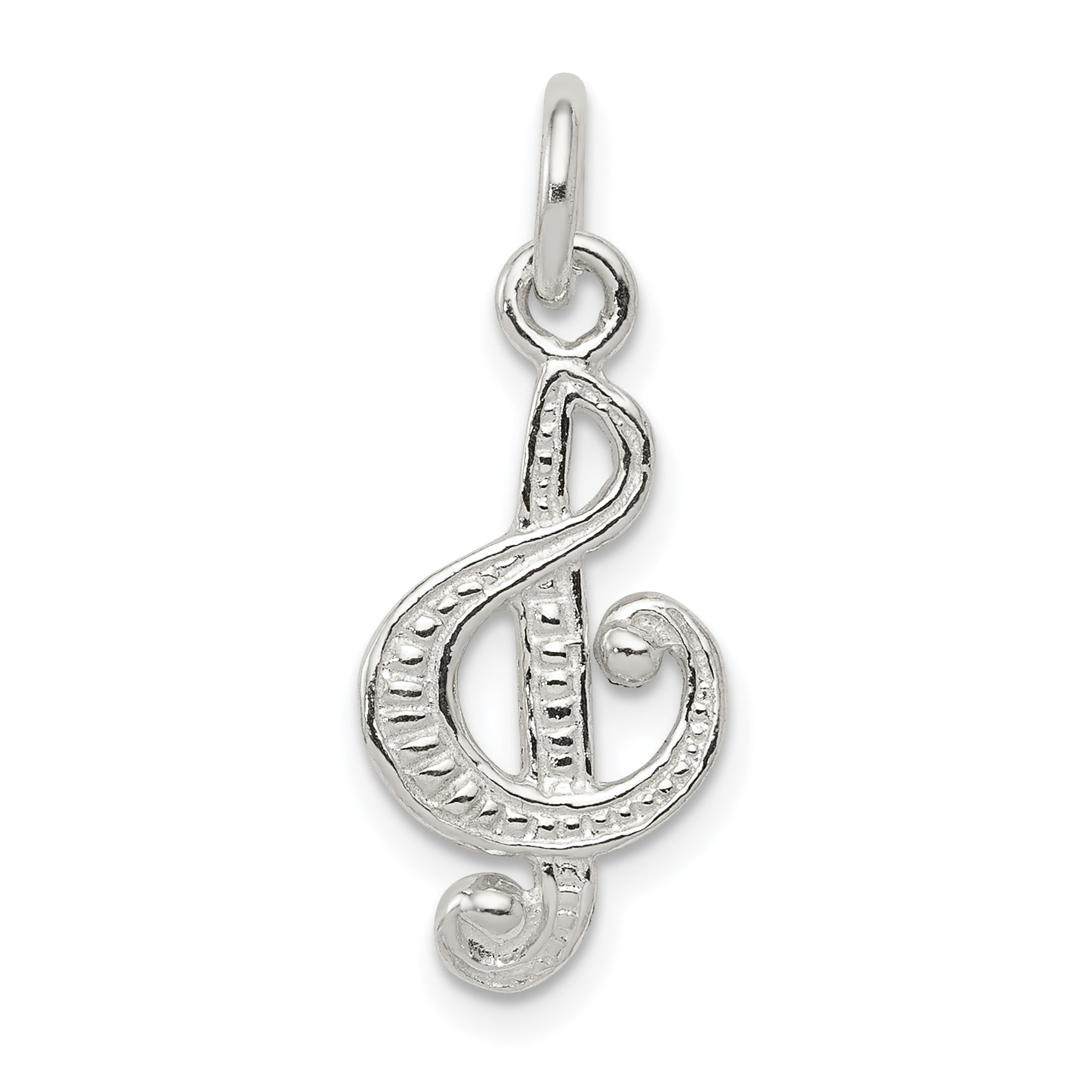Sterling Silver Treble Clef Charm Main image