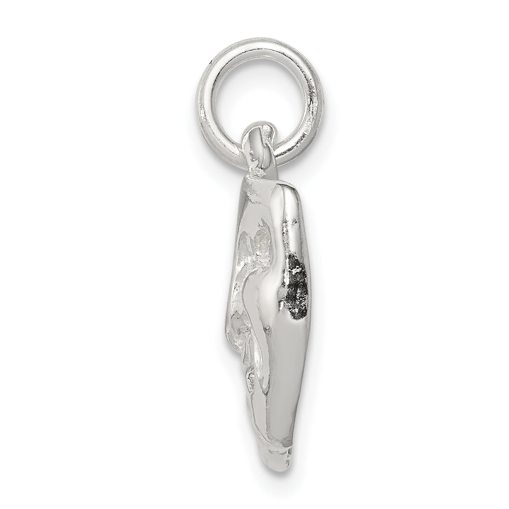 Sterling Silver 925 Comedy/Tragedy Charm with Anti-Tarnish Polished Finish