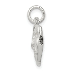 Sterling Silver 925 Comedy/Tragedy Charm with Anti-Tarnish Polished Finish