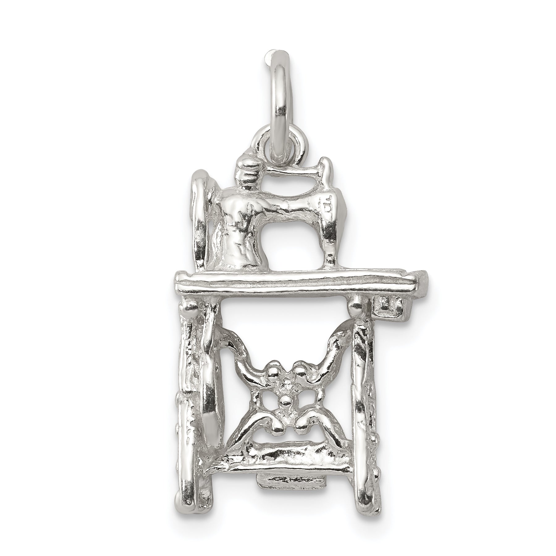 Sterling Silver Sewing Machine Charm Main image