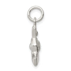 Sterling Silver 925 Hair Dryer Charm Polished 3D Design, Anti-Tarnish Finish