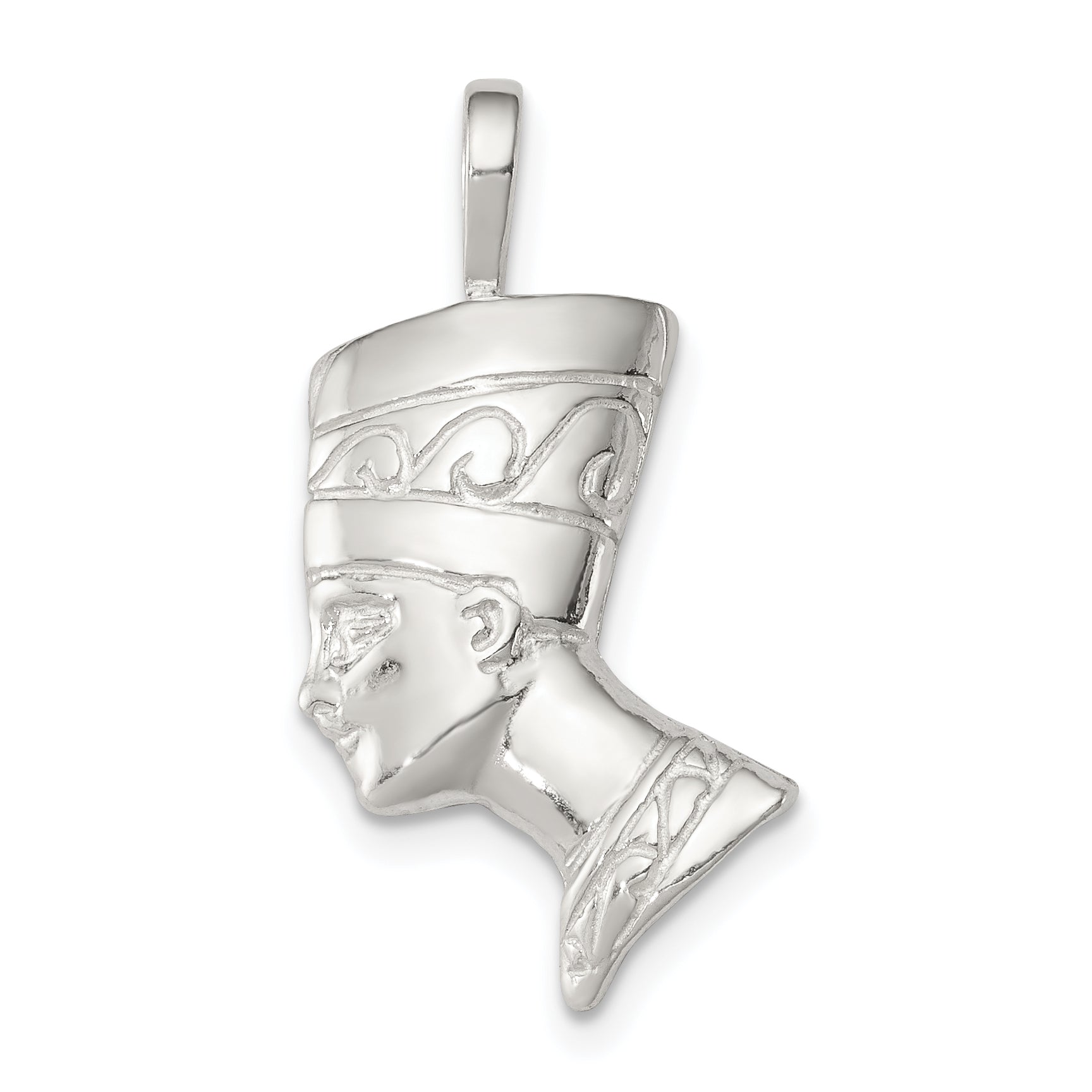 Sterling Silver Nefertiti Charm Main image