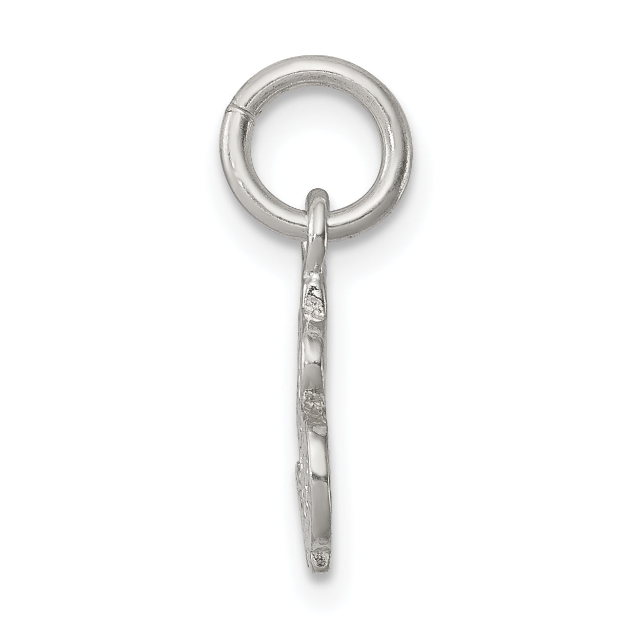 Sterling Silver 925 Dollar Sign Charm with Polished Anti-Tarnish Finish