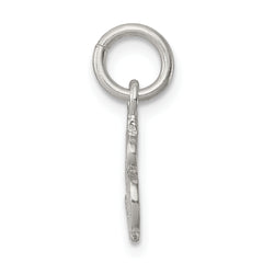 Sterling Silver 925 Dollar Sign Charm with Polished Anti-Tarnish Finish