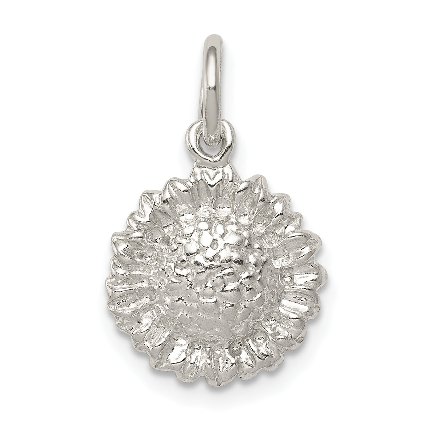 Sterling Silver Sunflower Charm Main image