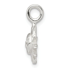 Sterling Silver 925 Sun Charm with Anti-Tarnish Finish  Casted, Solid Design