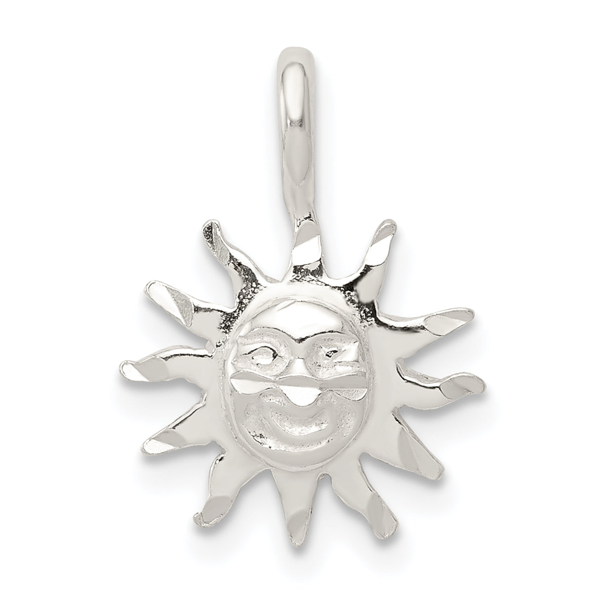 Sterling Silver Sun Charm Main image