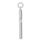 Sterling Silver 925 Polished Latin Cross Pendant Solid, Elegant Design