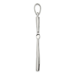 Sterling Silver 925 Cross Pendant with Polished Finish Solid Design