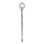 Sterling Silver 925 Antiqued Cross Pendant with Polished Finish  Solid and Vintage-Inspired