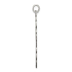 Sterling Silver 925 Eastern Orthodox Cross Charm Polished Antique Finish