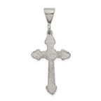 Diamond-Cut Crucifix Pendant in Sterling Silver