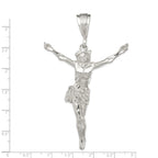 Sterling Silver 925 Corpus Pendant with Polished Finish  Solid, Casted Design
