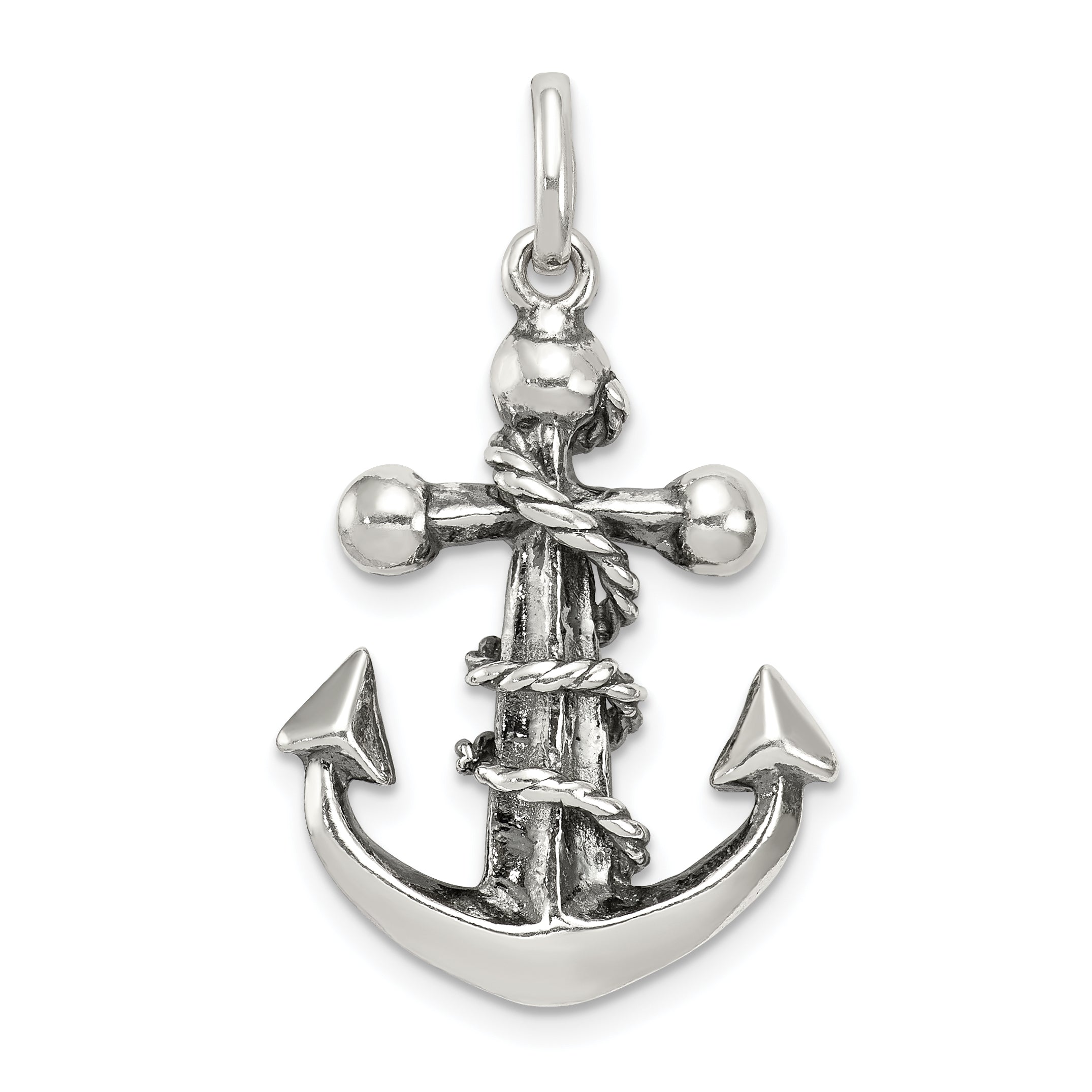 Sterling Silver Antiqued Cross Pendant Main image