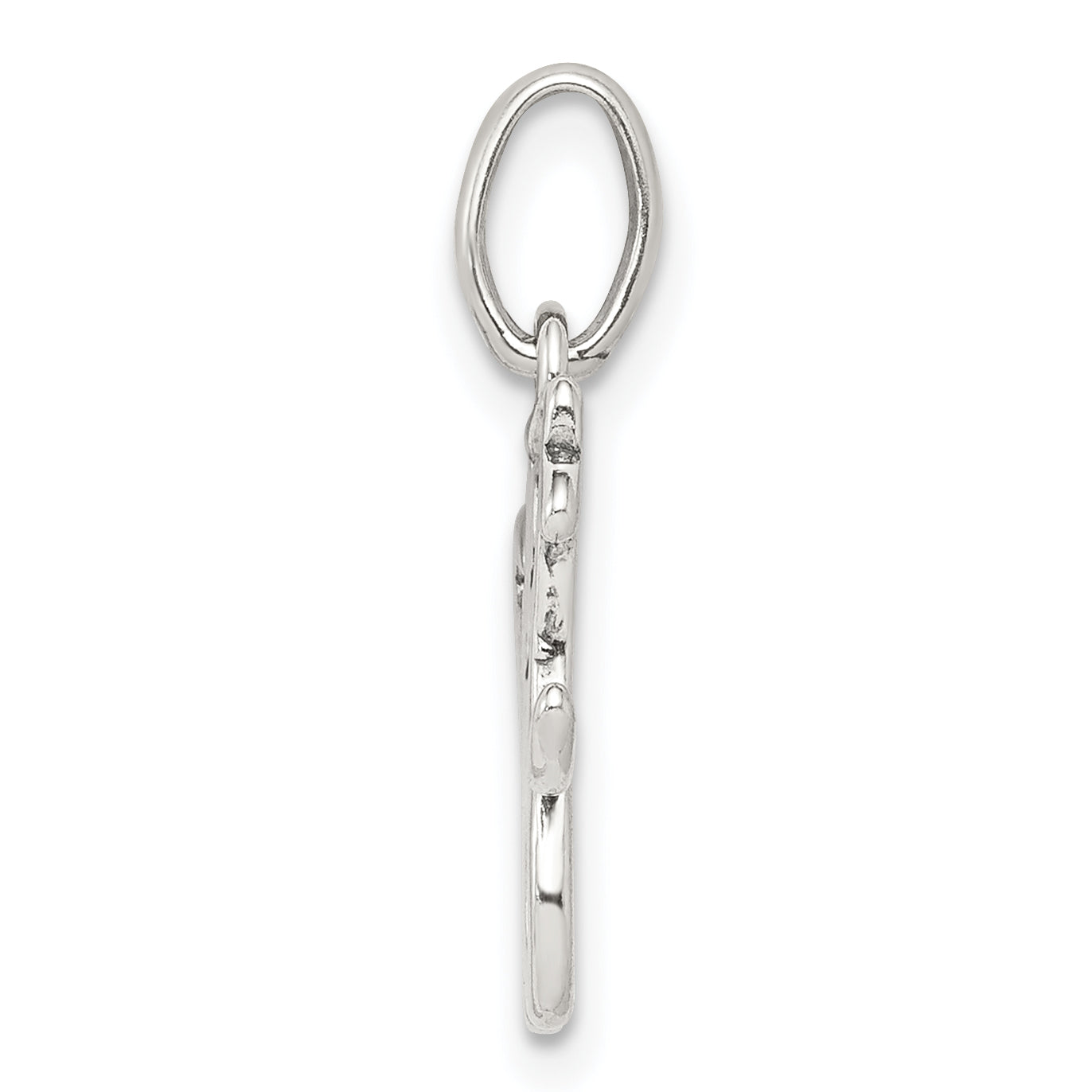 Sterling Silver 925 Sweet 16 Charm with Polished Anti-Tarnish Finish Secondary image