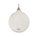 Sterling Silver 925 Ecce Homo Antiqued Medal Pendant Solid Vintage-Inspired Charm