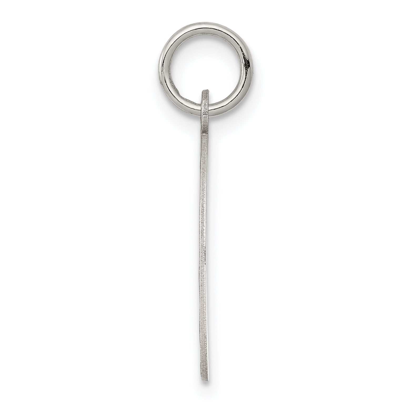 Sterling Silver 925 Happy Anniversary Charm with Rhodium-Plated Polished Finish Secondary image