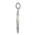 Sterling Silver 925 Miraculous Medal Pendant with Antiqued Finish Solid & Vintage Inspired