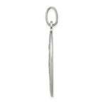 Sterling Silver 925 Miraculous Medal Pendant with Antiqued Finish Elegant Vintage Style
