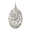 Sterling Silver Antiqued Saint Anthony Medal