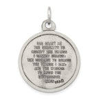 Sophia Jewelers Sterling Silver 925 Praying Hands Antique Solid Pendant