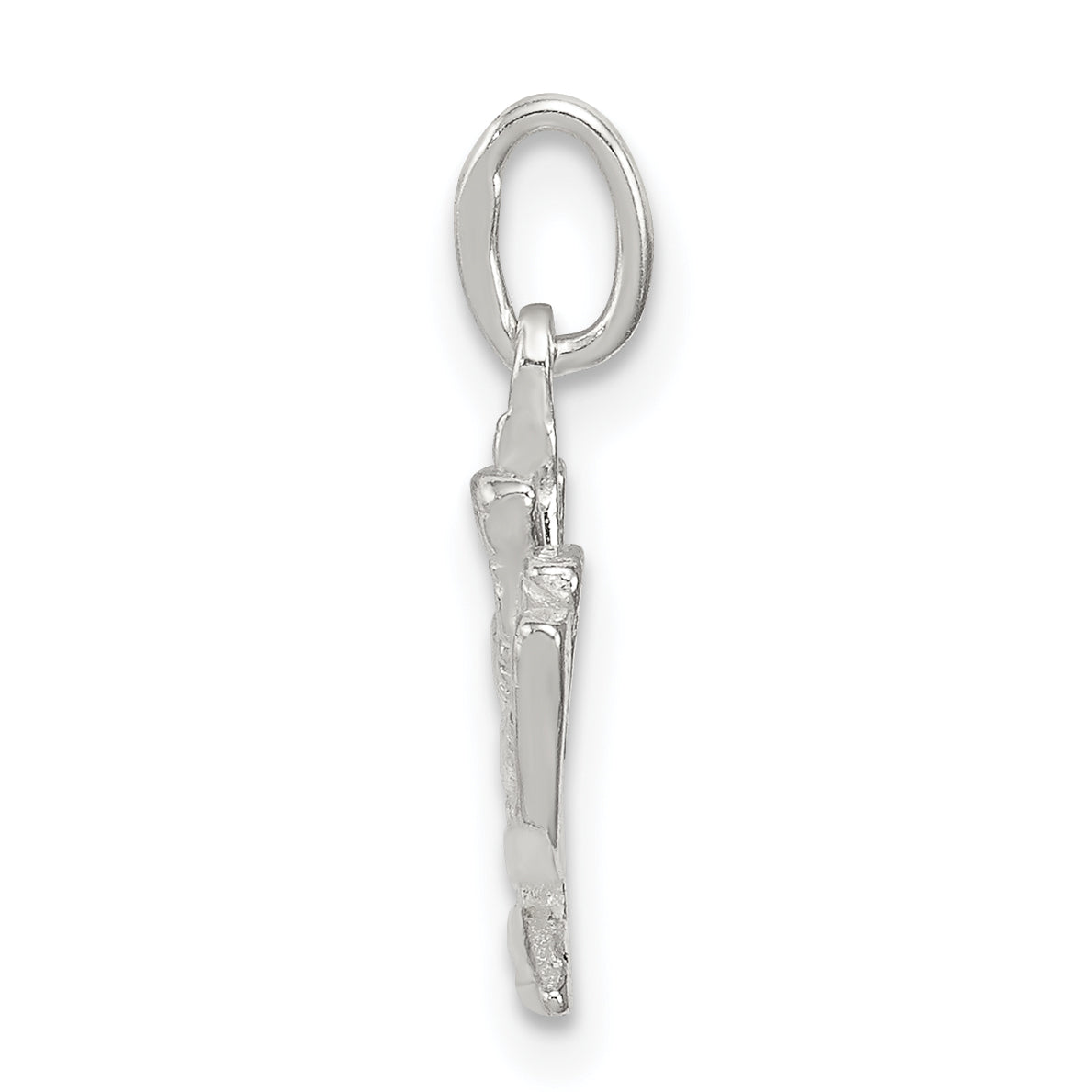 Sterling Silver 925 Menorah Charm with Polished Anti-Tarnish Finish Secondary image