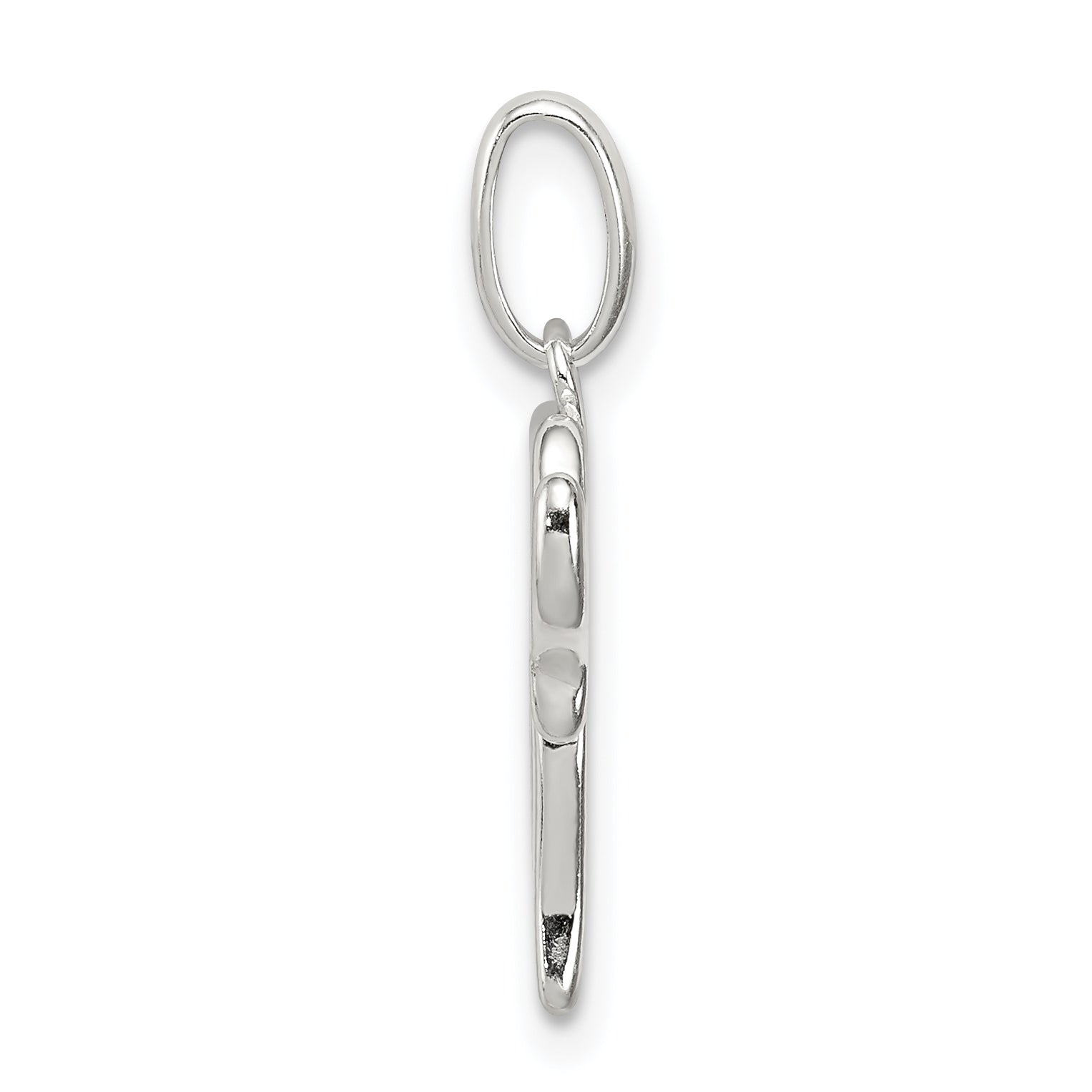 Sterling Silver 925 Chai Life Charm with Polished Anti-Tarnish Finish Secondary image