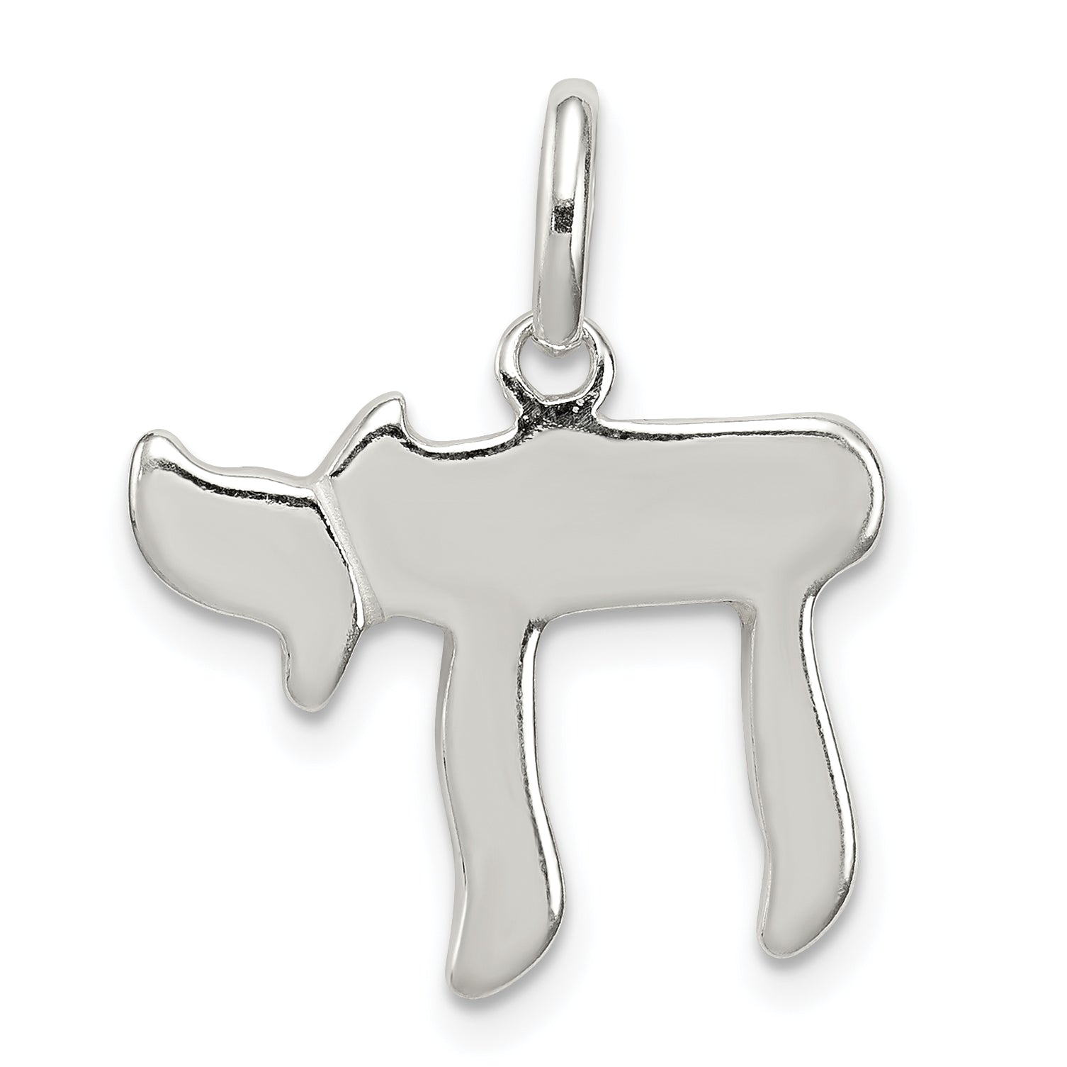 Sterling Silver Chai (Life) Charm Main image